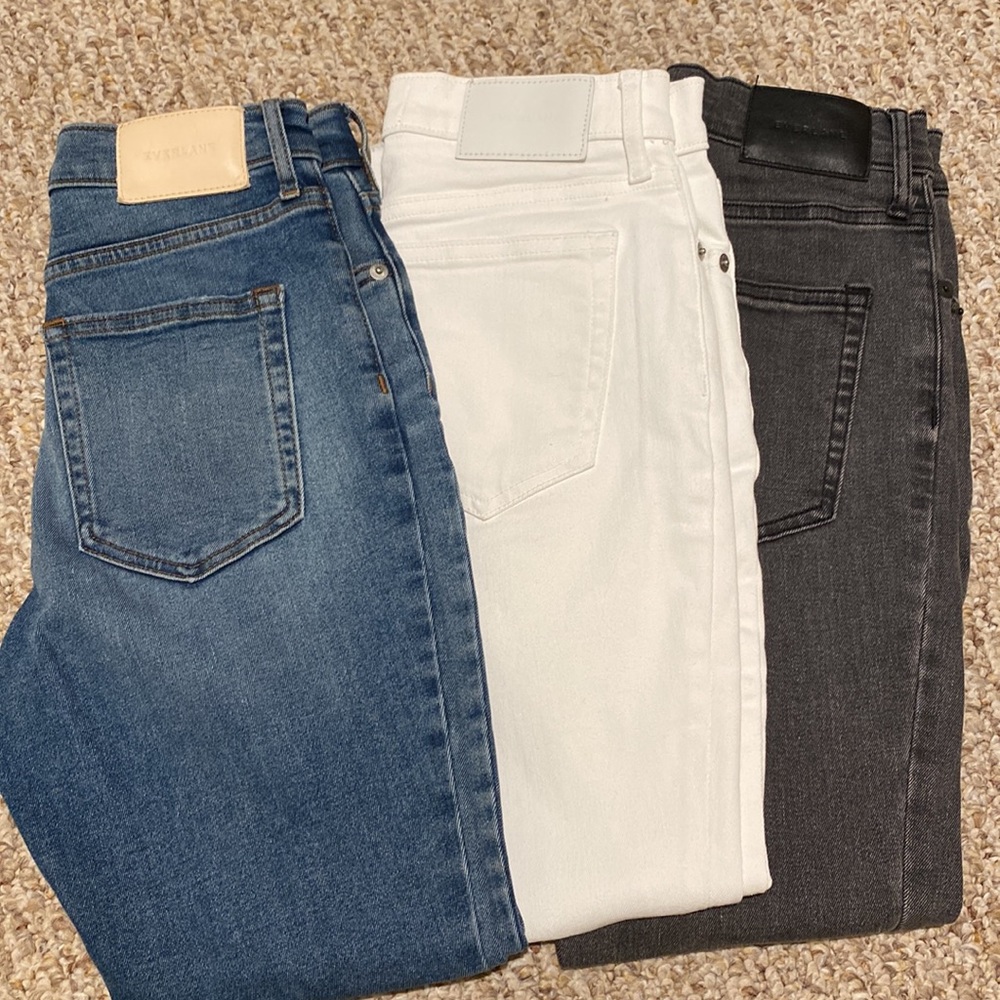 Everlane Authentic Stretch High-Rise Skinny | s25 Ankle jeans bundle